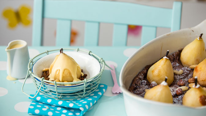 Poire belle Hélène Tatlısı